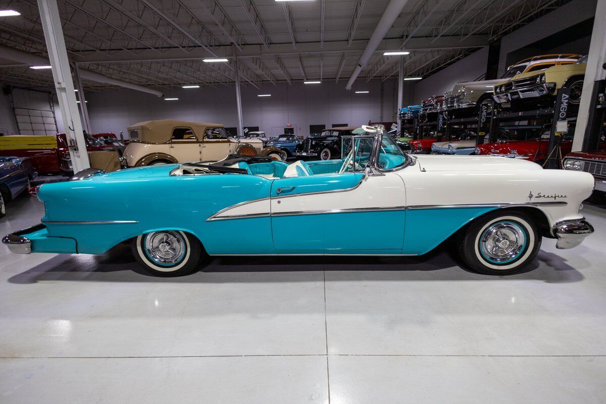 Oldsmobile-98-Starfire-Convertible-Cabriolet-1955-White-Ivory-and-Turquoise-12085-23