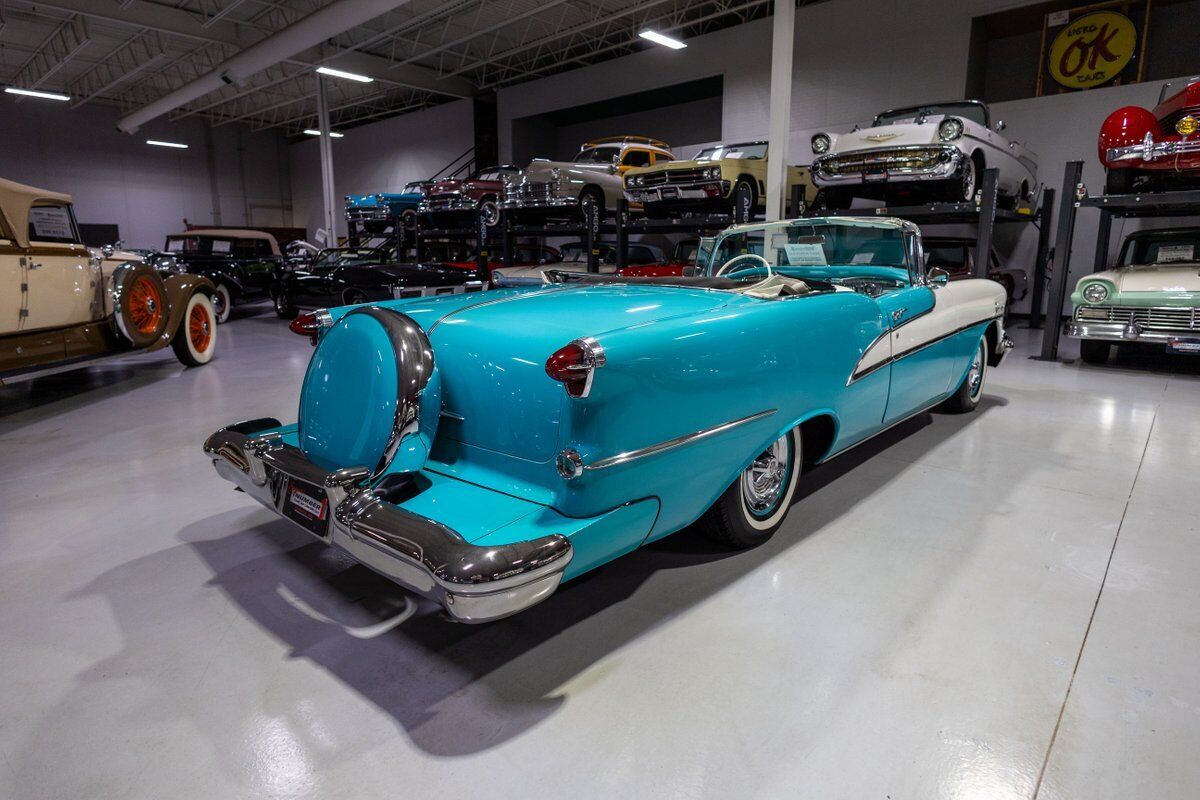 Oldsmobile-98-Starfire-Convertible-Cabriolet-1955-White-Ivory-and-Turquoise-12085-24