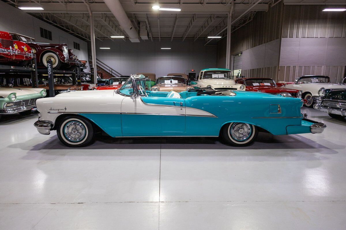 Oldsmobile-98-Starfire-Convertible-Cabriolet-1955-White-Ivory-and-Turquoise-12085-27