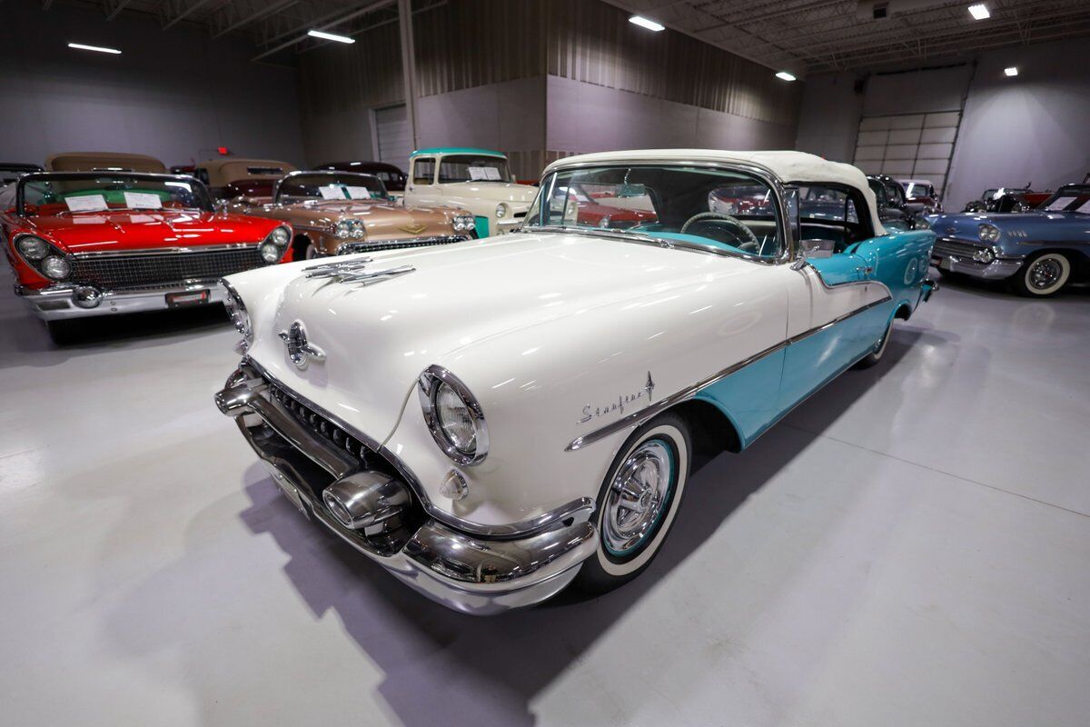 Oldsmobile-98-Starfire-Convertible-Cabriolet-1955-White-Ivory-and-Turquoise-12085-28