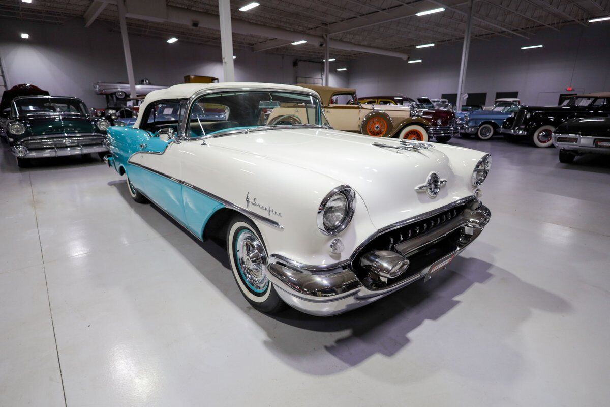 Oldsmobile-98-Starfire-Convertible-Cabriolet-1955-White-Ivory-and-Turquoise-12085-30