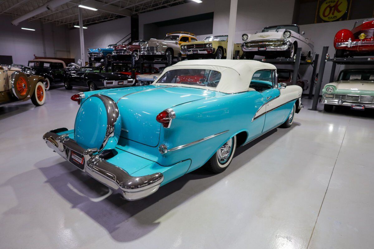 Oldsmobile-98-Starfire-Convertible-Cabriolet-1955-White-Ivory-and-Turquoise-12085-32