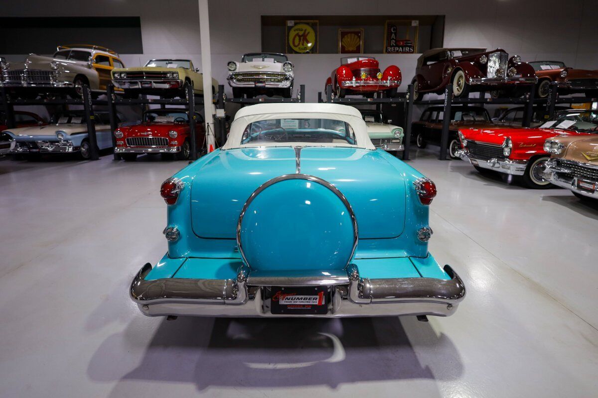 Oldsmobile-98-Starfire-Convertible-Cabriolet-1955-White-Ivory-and-Turquoise-12085-33