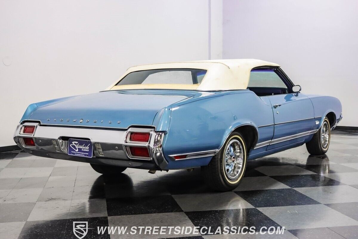 Oldsmobile-Cutlass-Cabriolet-1971-Blue-Blue-46164-11