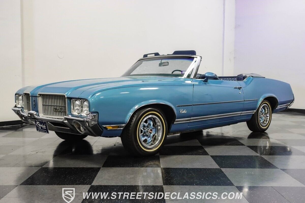 Oldsmobile-Cutlass-Cabriolet-1971-Blue-Blue-46164-5