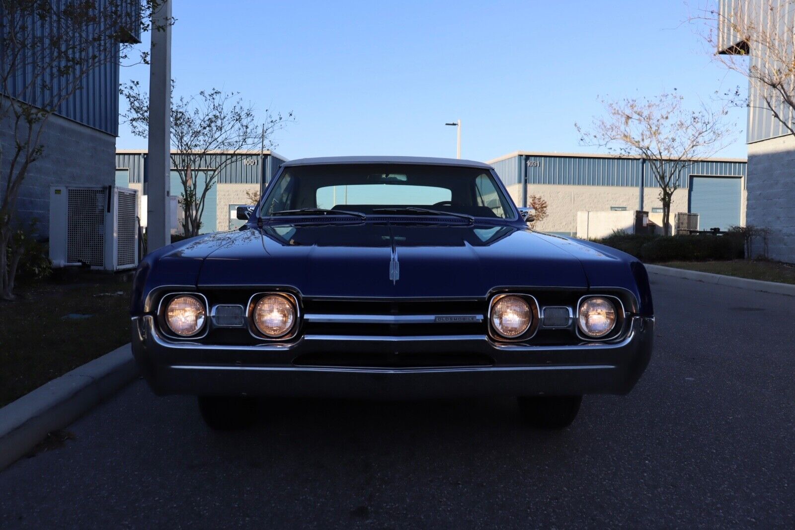 Oldsmobile-Cutlass-Coupe-1967-Blue-White-96802-37