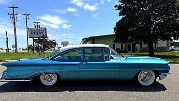 Oldsmobile-Dynamic-88-Cabriolet-1960-Blue-Blue-63381-2