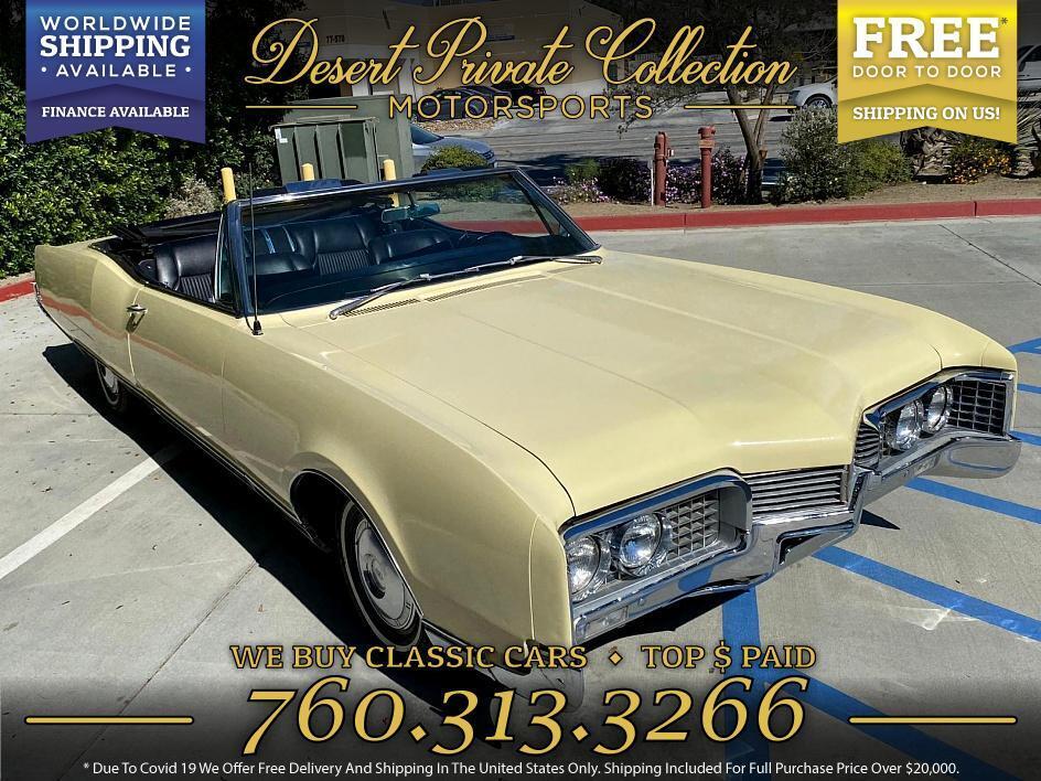 Oldsmobile-Ninety-Eight-98-Cabriolet-1967-Beige-Black-157315-1