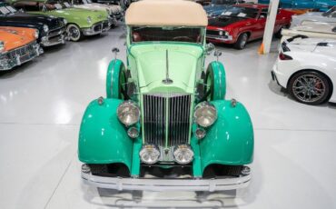 Packard-Twelve-Cabriolet-1934-Green-Burgundy-124724-1