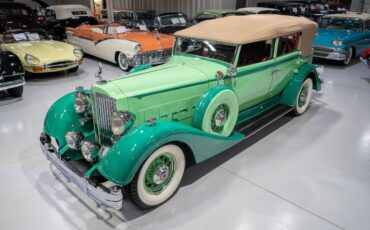 Packard-Twelve-Cabriolet-1934-Green-Burgundy-124724