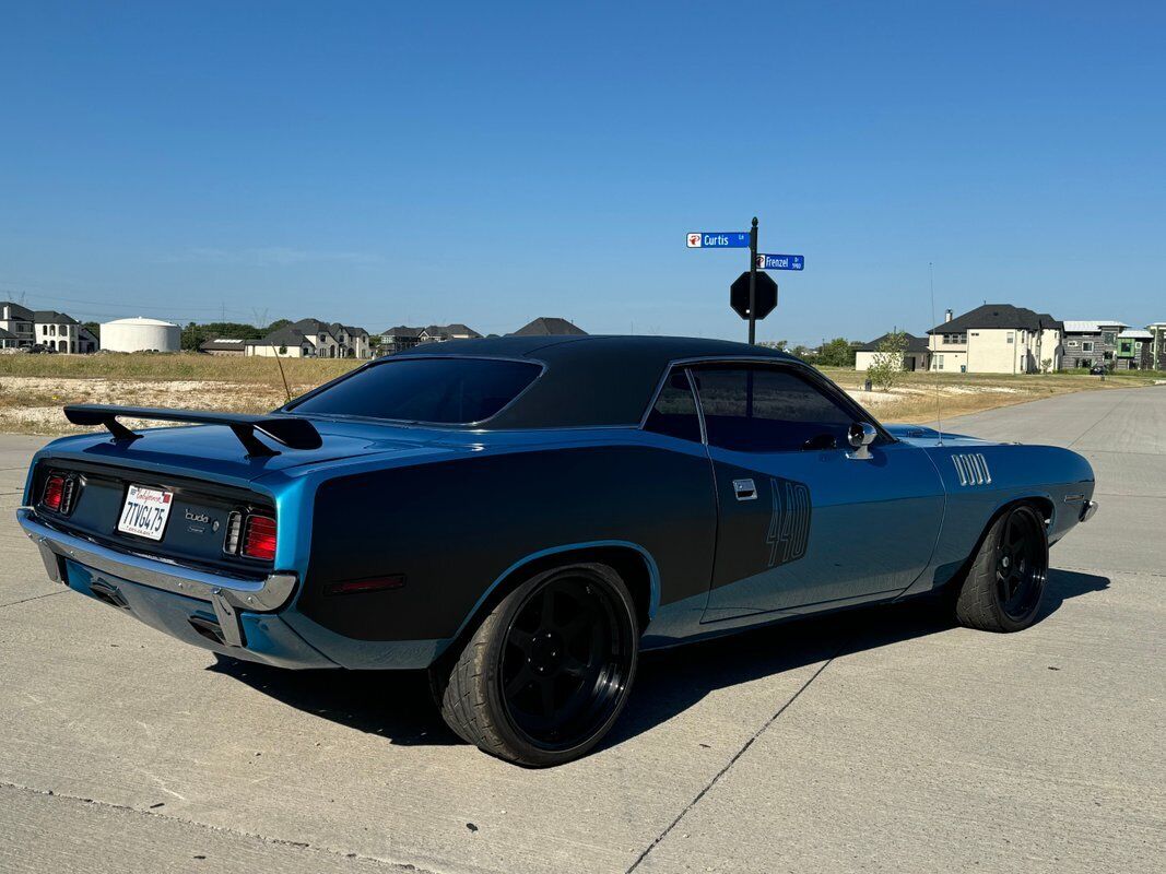 Plymouth-Barracuda-1971-Blue-Black-99999-2