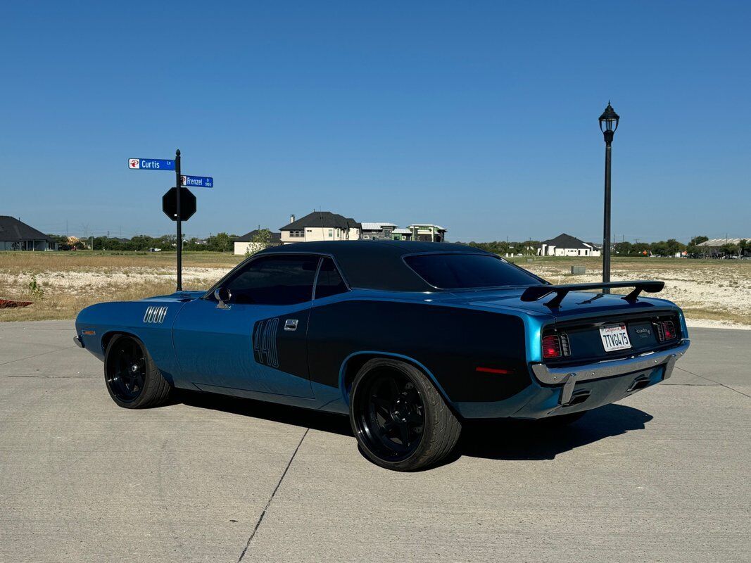 Plymouth-Barracuda-1971-Blue-Black-99999-22