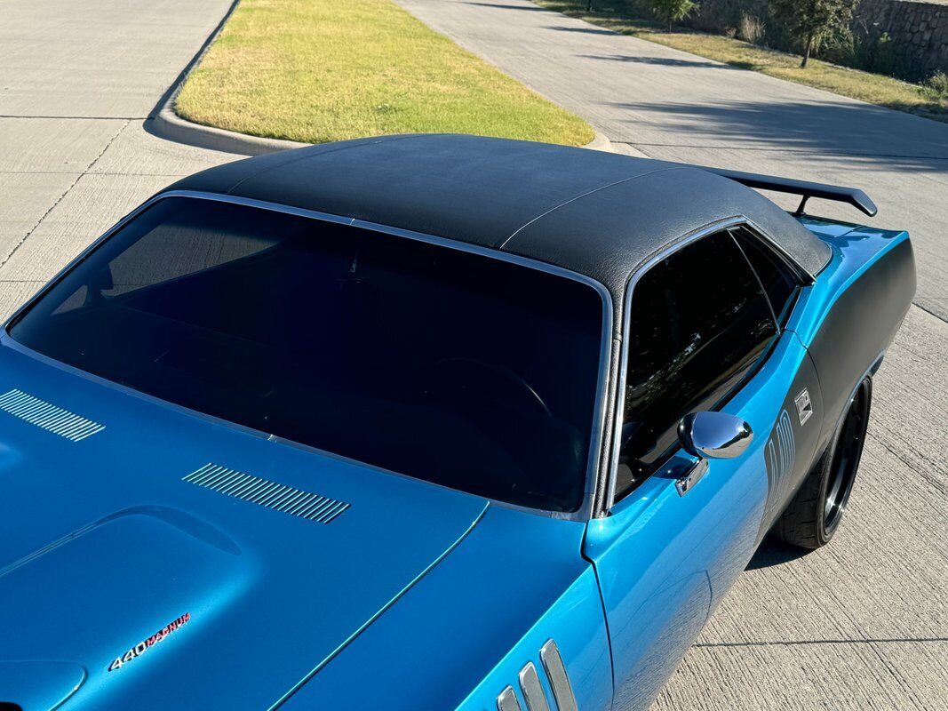 Plymouth-Barracuda-1971-Blue-Black-99999-26