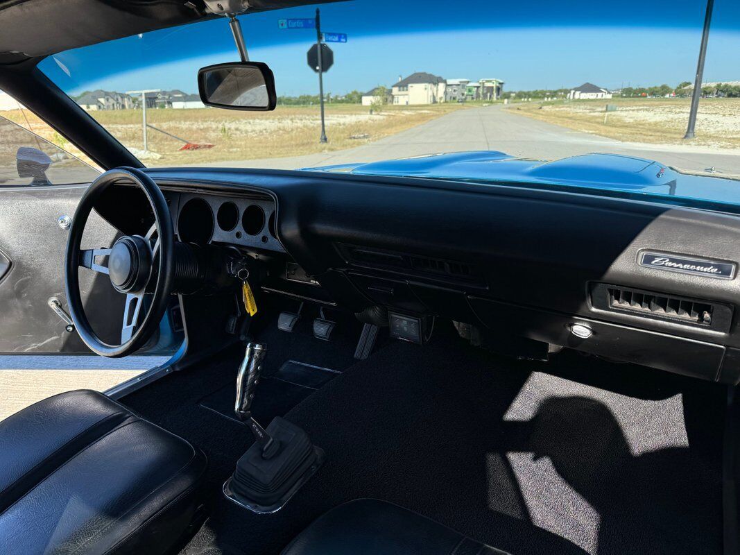 Plymouth-Barracuda-1971-Blue-Black-99999-35