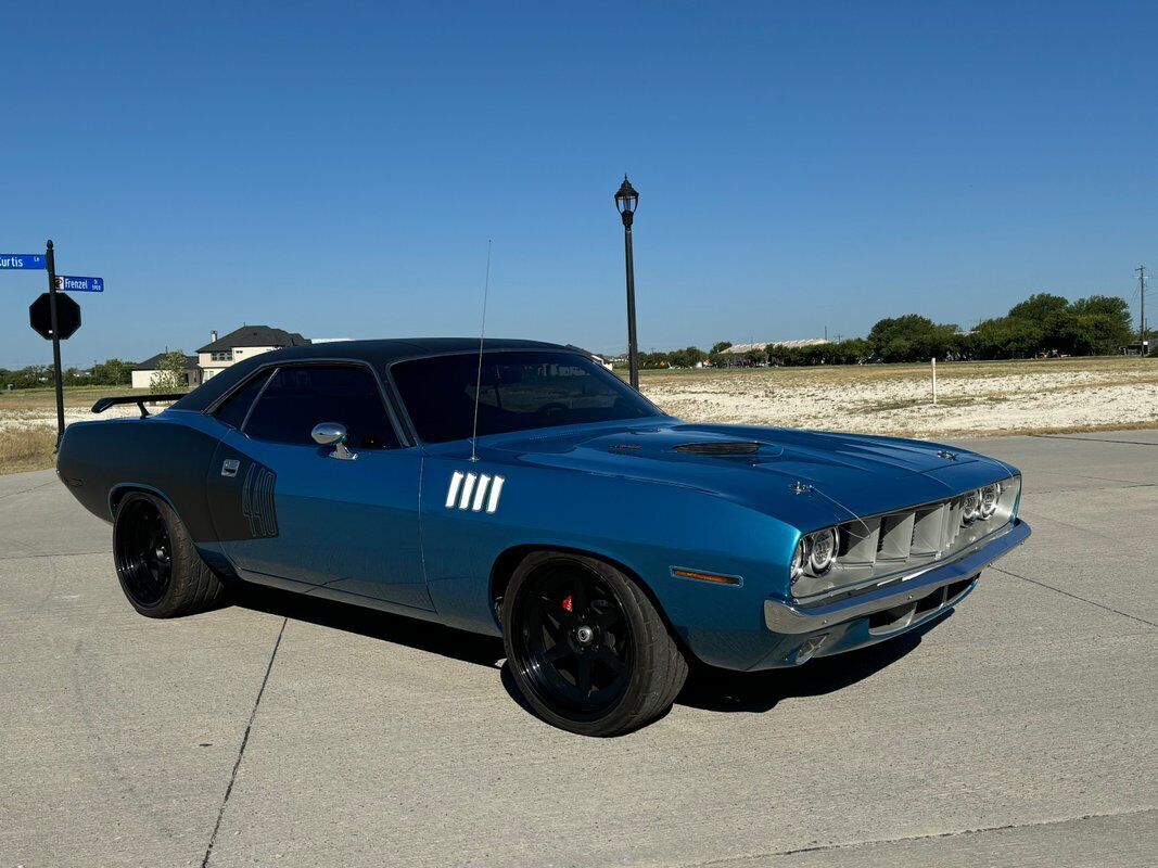 Plymouth-Barracuda-1971-Blue-Black-99999-37