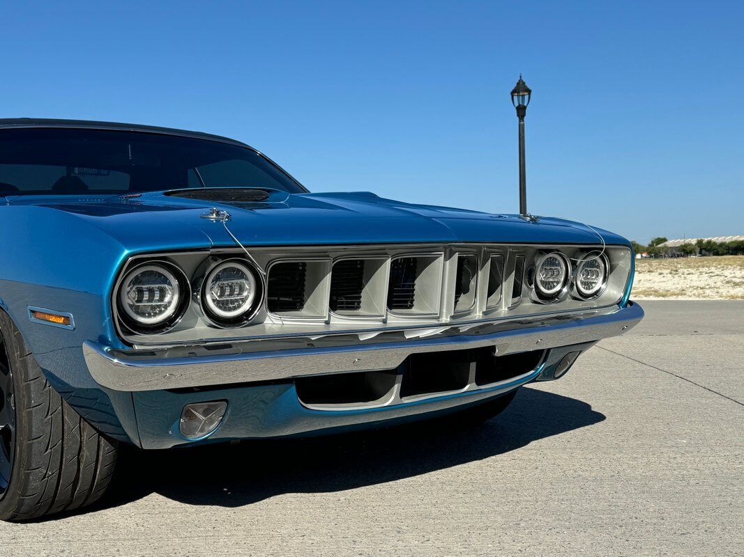 Plymouth-Barracuda-1971-Blue-Black-99999-4