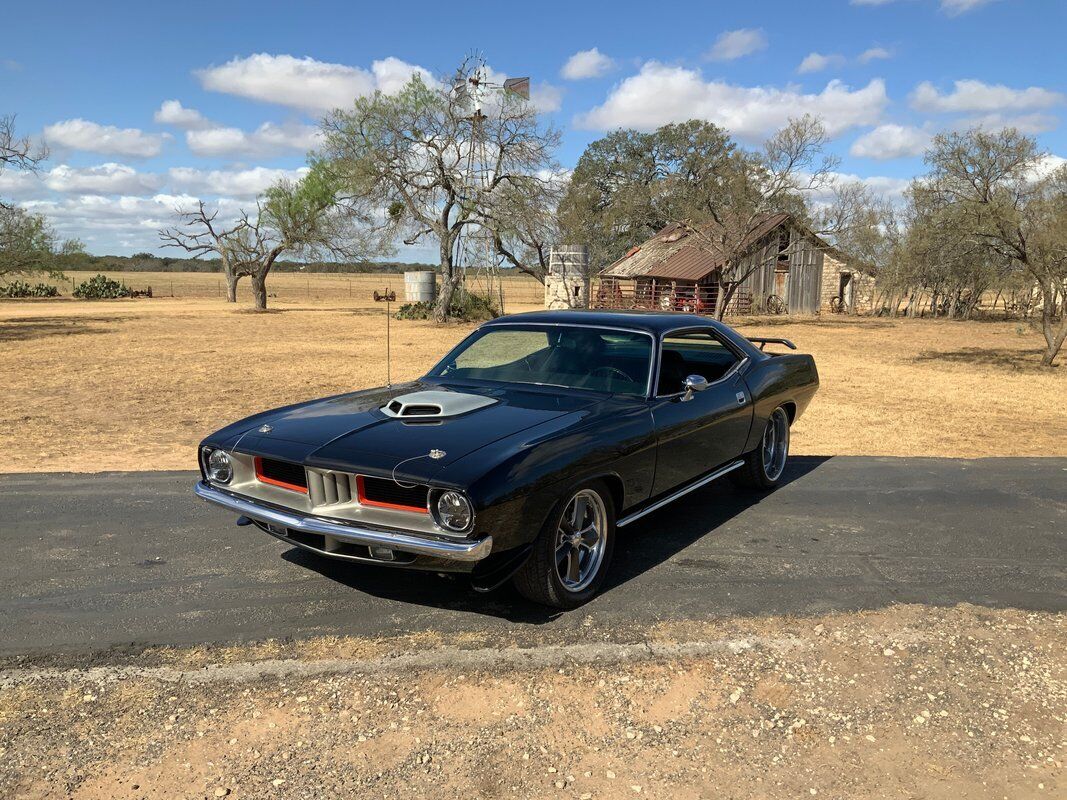 Plymouth-Barracuda-1973-Black-Black-20593-10