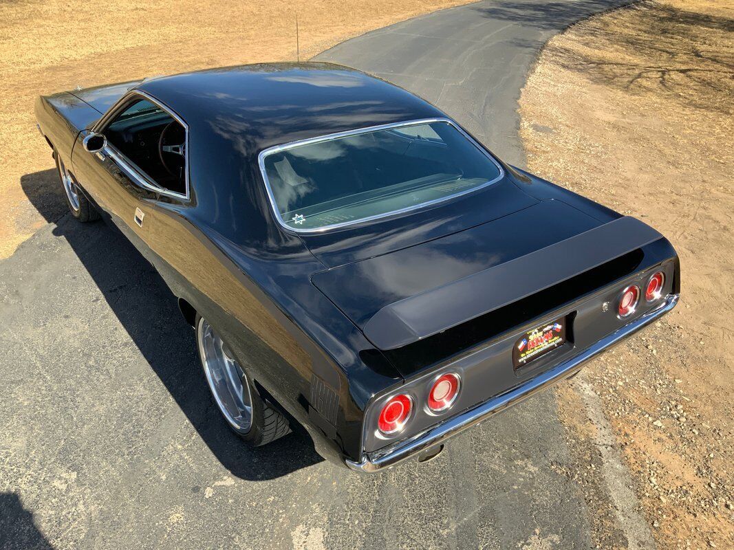 Plymouth-Barracuda-1973-Black-Black-20593-2