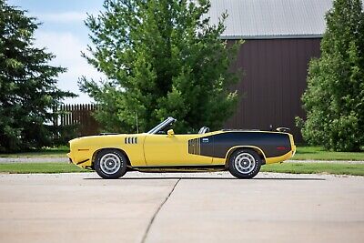 Plymouth-Barracuda-Cabriolet-1971-Yellow-Black-5358-1