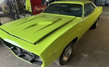 Plymouth-Barracuda-Coupe-1973-Green-0-3