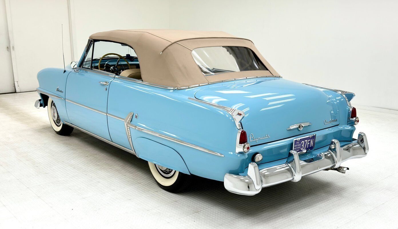 Plymouth-Belvedere-Cabriolet-1954-Blue-Blue-42675-4