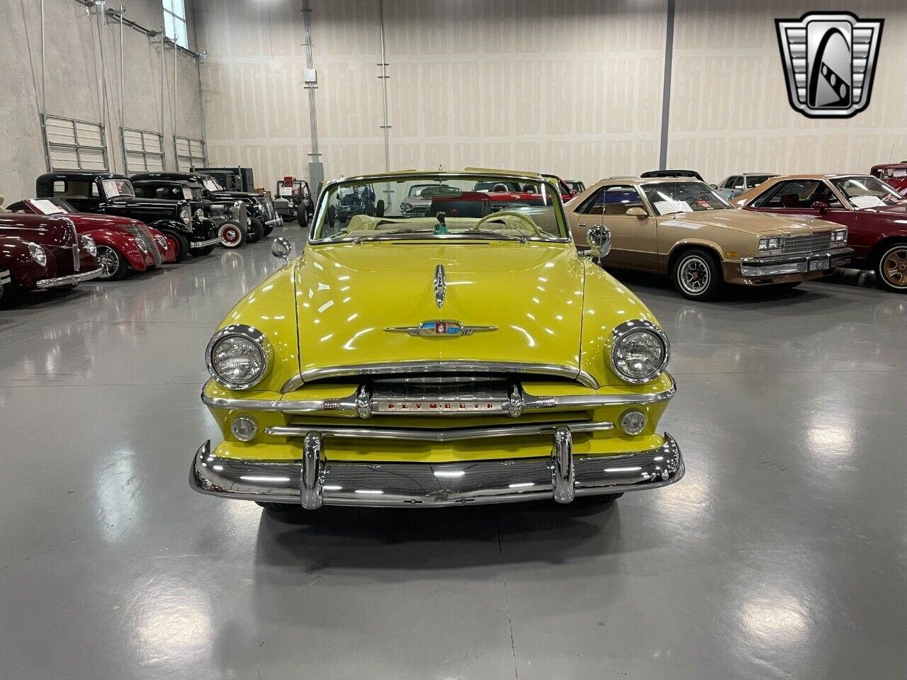 Plymouth-Belvedere-Cabriolet-1954-Yellow-Yellow-57095-2