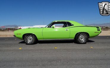 Plymouth-Cuda-1970-Green-Black-118428-2