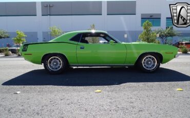 Plymouth-Cuda-1970-Green-Black-118428-4