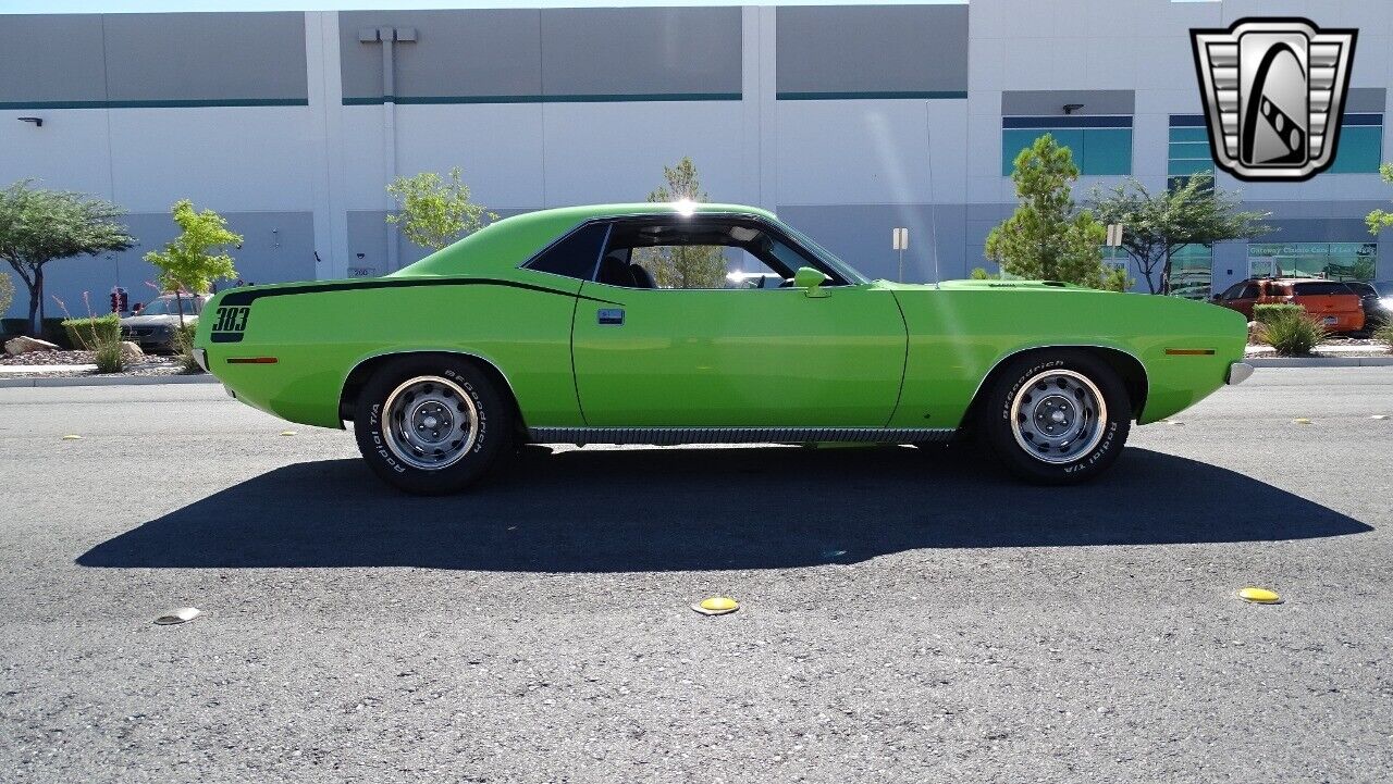 Plymouth-Cuda-1970-Green-Black-118428-4