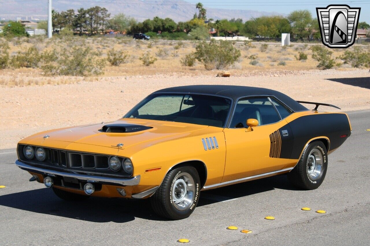 Plymouth-Cuda-1971-Yellow-Black-131509-5