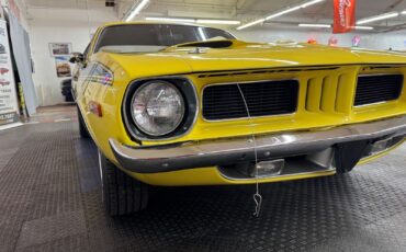 Plymouth-Cuda-1973-Yellow-Black-159938-7