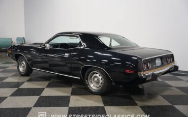 Plymouth-Cuda-1974-Black-Black-37115-10