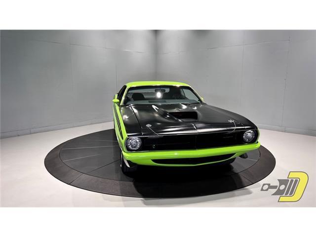 Plymouth-Cuda-Coupe-1970-Green-Black-13881-13