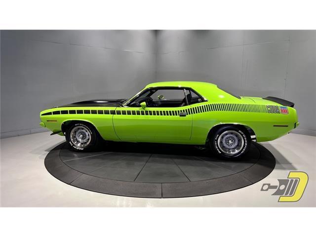 Plymouth-Cuda-Coupe-1970-Green-Black-13881-2