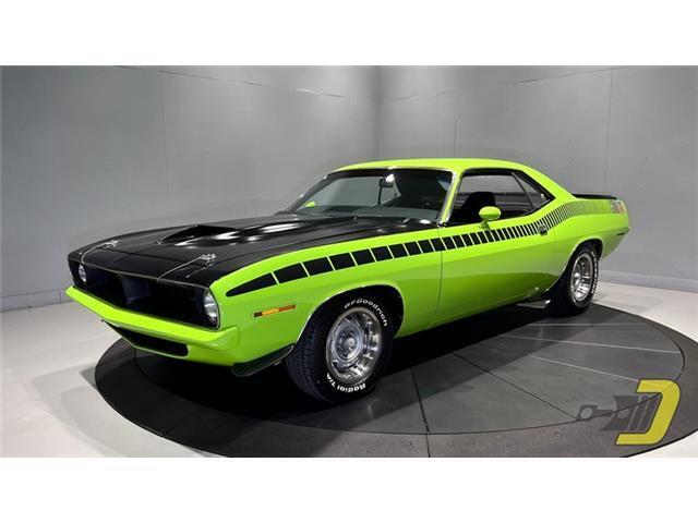 Plymouth-Cuda-Coupe-1970-Green-Black-13881-26