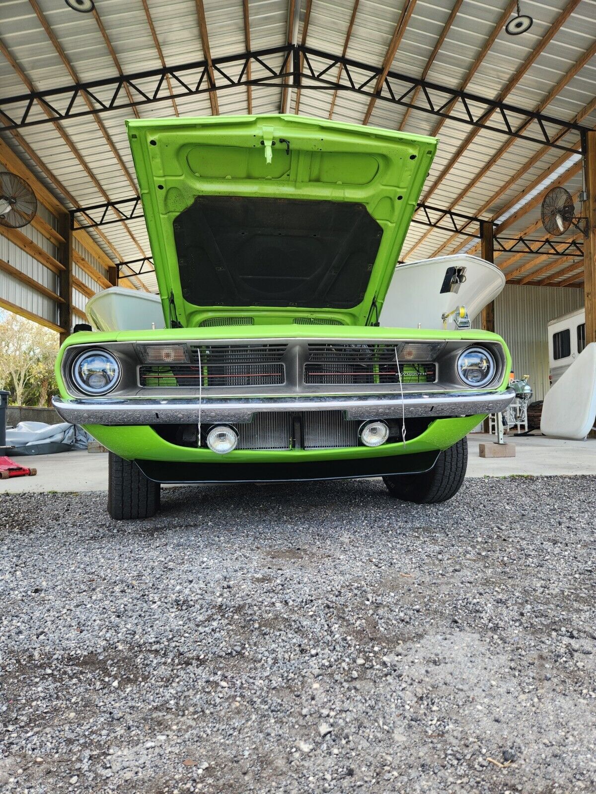 Plymouth-Cuda-Coupe-1973-Green-Black-53108-12