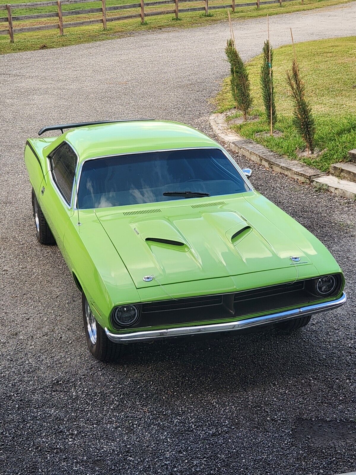 Plymouth-Cuda-Coupe-1973-Green-Black-53108-2