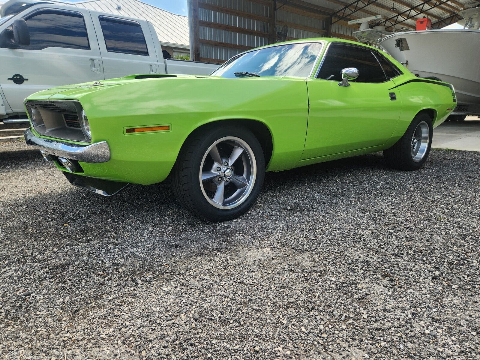 Plymouth-Cuda-Coupe-1973-Green-Black-53108-27