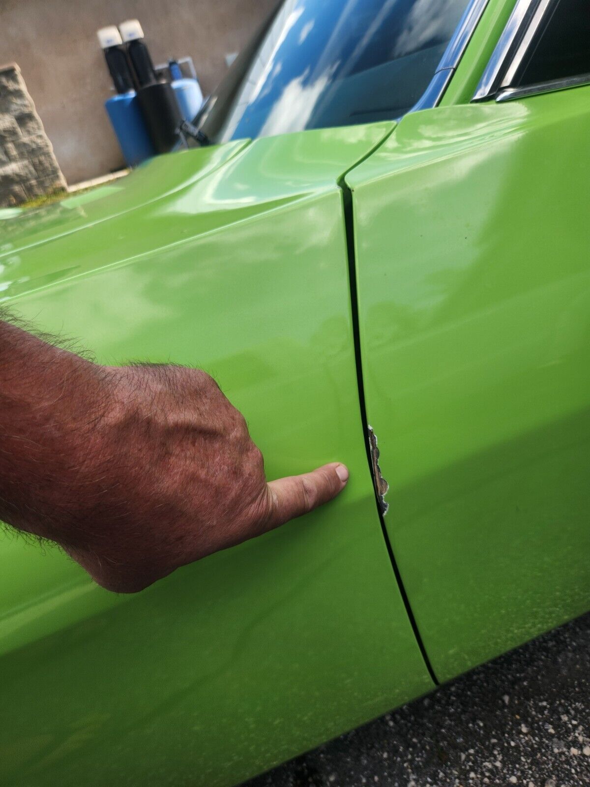 Plymouth-Cuda-Coupe-1973-Green-Black-53108-9