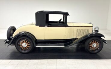 Plymouth-Model-U-Coupe-1929-Yellow-Maroon-75626-5