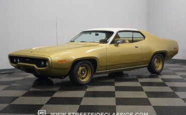 Plymouth-Satellite-Coupe-1971-Gold-White-50364-6