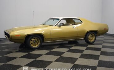 Plymouth-Satellite-Coupe-1971-Gold-White-50364-7