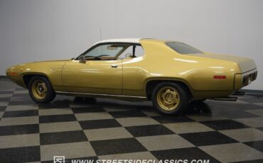 Plymouth-Satellite-Coupe-1971-Gold-White-50364-9