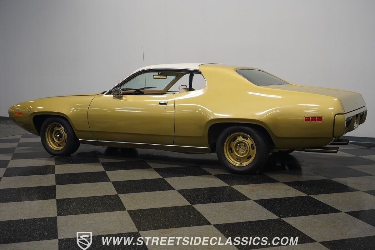 Plymouth-Satellite-Coupe-1971-Gold-White-50364-9