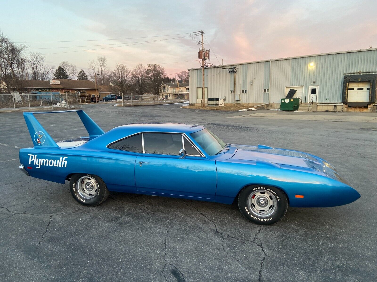 Plymouth-Superbird-Coupe-1970-Blue-Black-99999-13