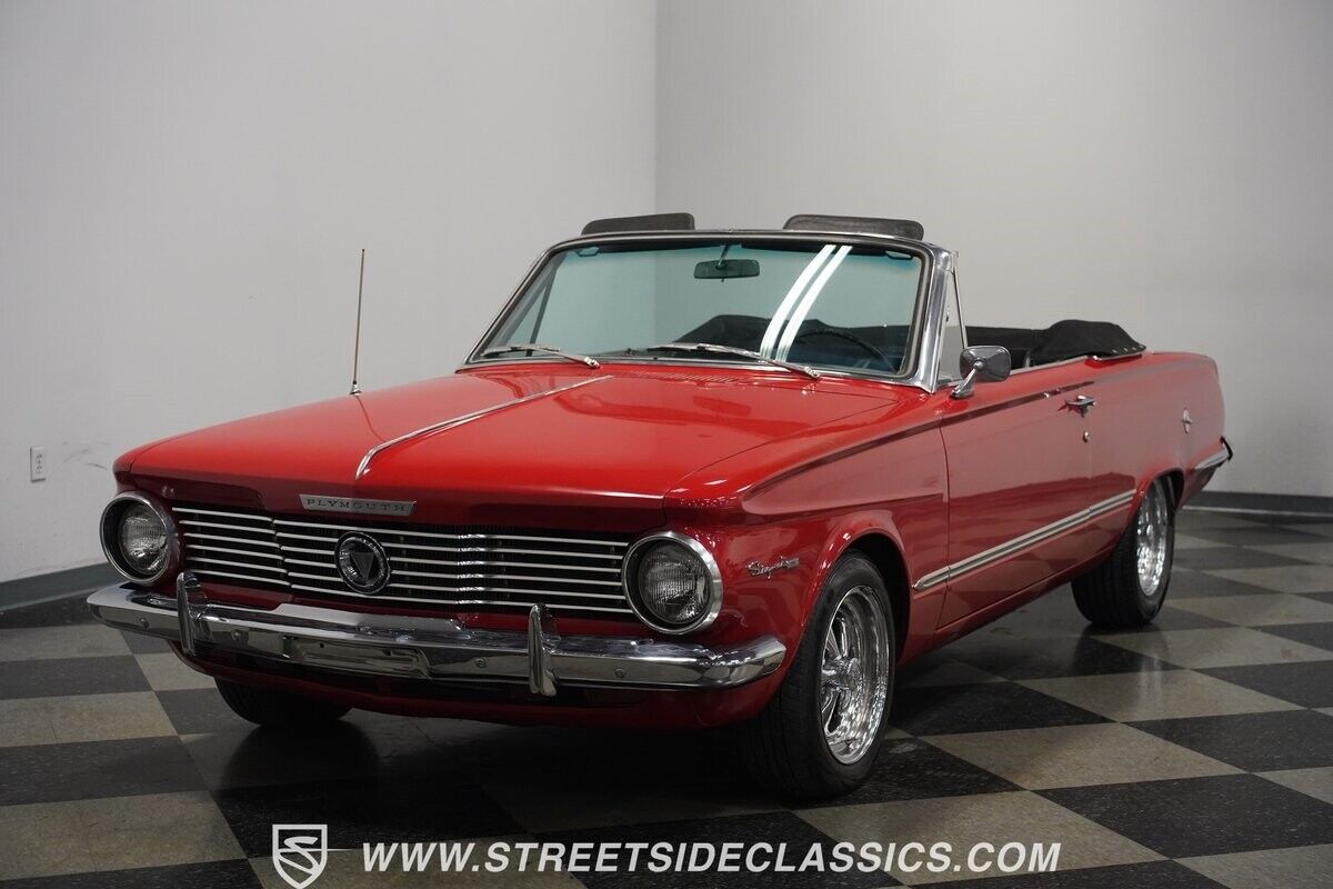 Plymouth-Valiant-Cabriolet-1964-Red-Black-66738-6