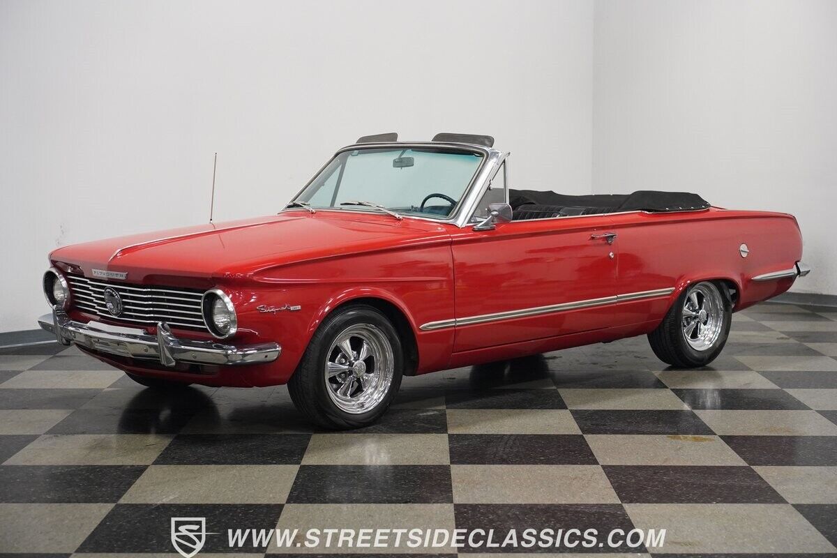 Plymouth-Valiant-Cabriolet-1964-Red-Black-66738-7