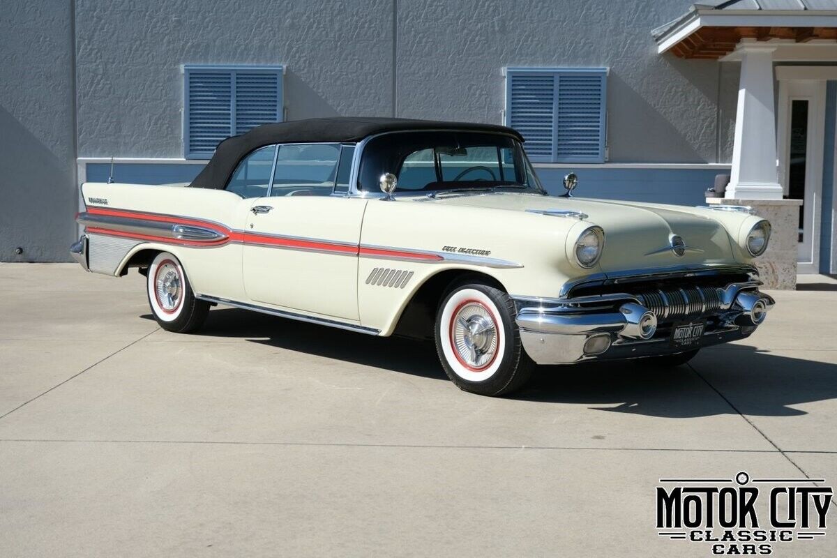 Pontiac-Bonneville-1957-Red-42076-8