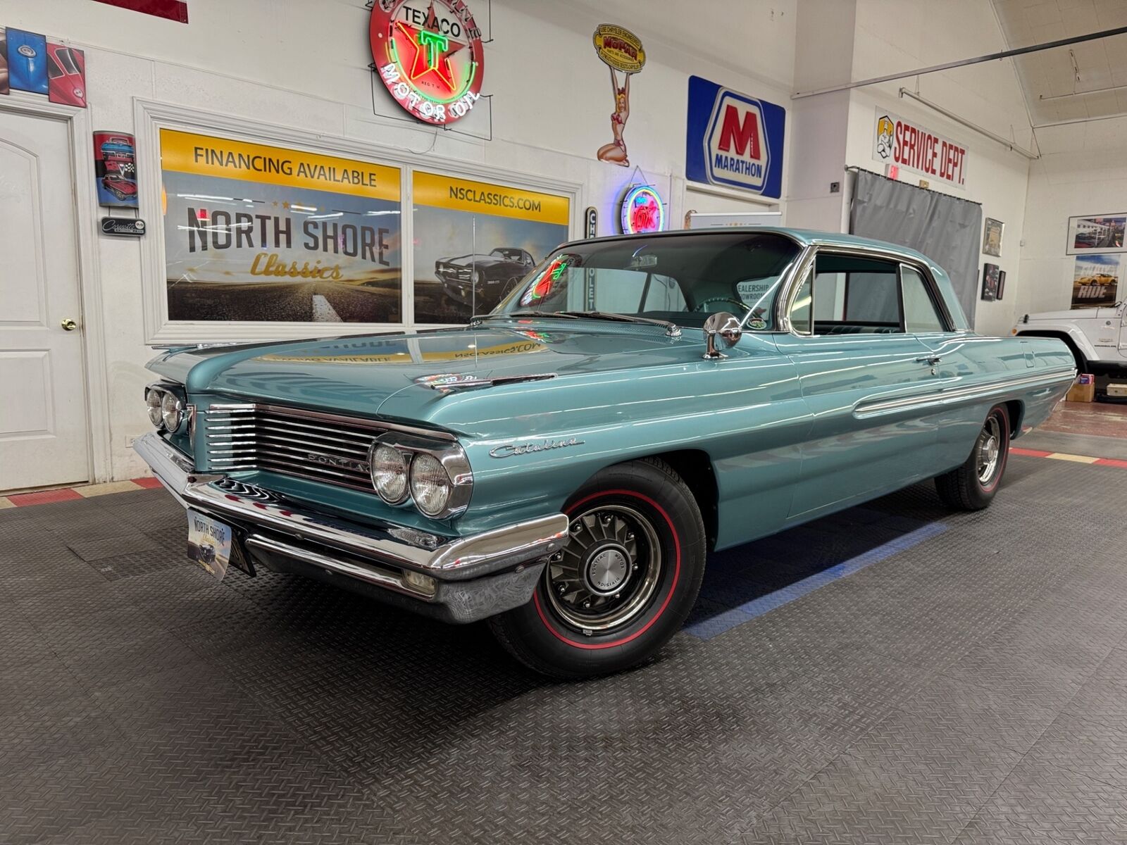 Pontiac-Catalina-1962-Turquoise-Turquoise-92631-1