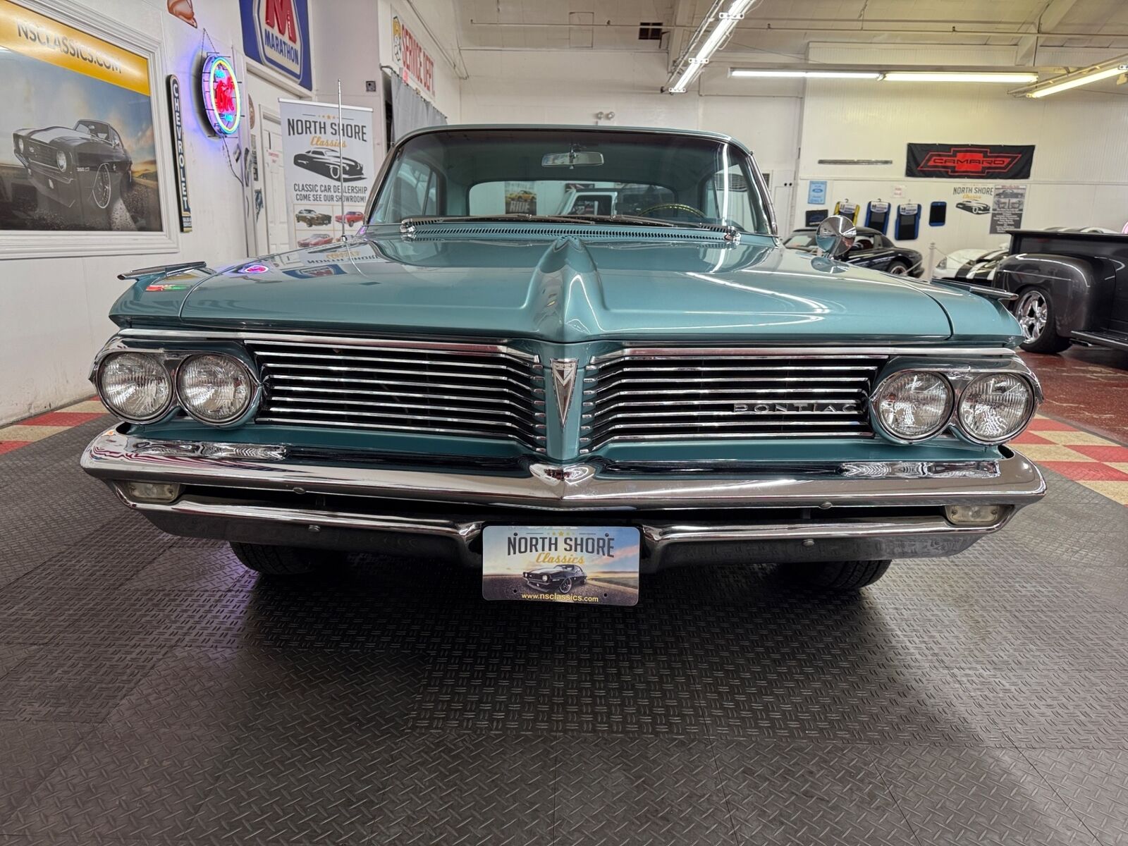 Pontiac-Catalina-1962-Turquoise-Turquoise-92631-7